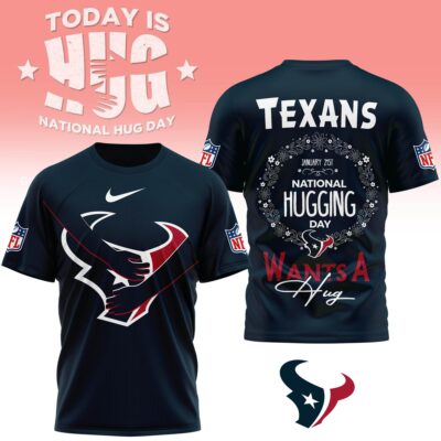 Houston Texans | Premium NFL National Hugging Day 3D Shirt