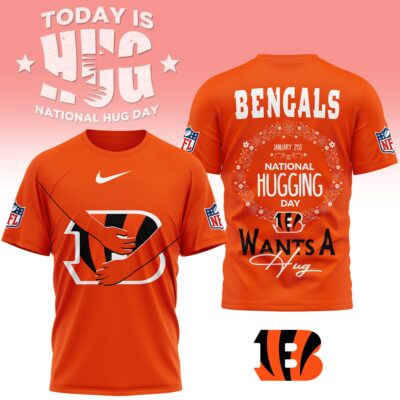 Cincinnati Bengals | Premium NFL National Hugging Day 3D Shirt