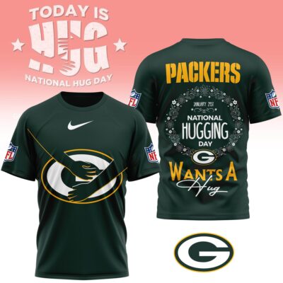 Green Bay Packers | Premium NFL National Hugging Day 3D Shirt