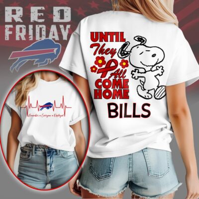 Buffalo Bills | Premium NFL Snoopy Red Friday 3D Shirt