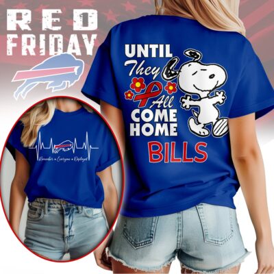 Buffalo Bills | Premium NFL Snoopy Red Friday 3D Shirt