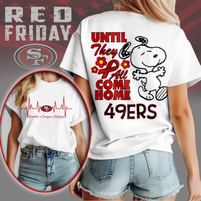 San Francisco 49ers | Premium NFL Snoopy Red Friday 3D Shirt