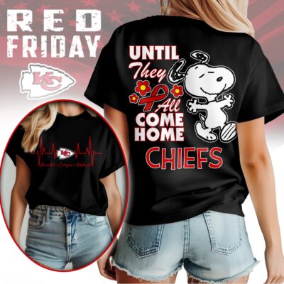 Kansas City Chiefs | Premium NFL Snoopy Red Friday 3D Shirt