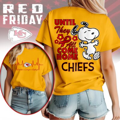 Kansas City Chiefs | Premium NFL Snoopy Red Friday 3D Shirt