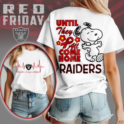 Las Vegas Raiders | Premium NFL Snoopy Red Friday 3D Shirt