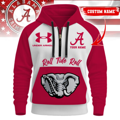 Alabama Crimson Tide | Premium NCAA Under Armour Halfzip Hoodie