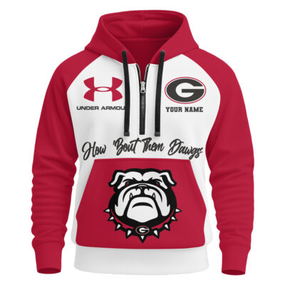 Georgia Bulldogs | Premium NCAA Under Armour Halfzip Hoodie