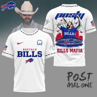 Buffalo Bills | Premium NFL Post Malone Fan 3D Shirt