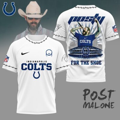 Indianapolis Colts | Premium NFL Post Malone Fan 3D Shirt