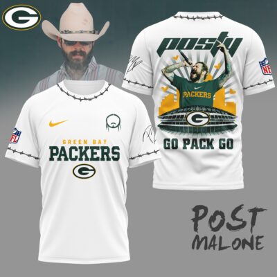 Green Bay Packers | Premium NFL Post Malone Fan 3D Shirt