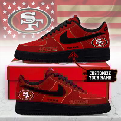 San Francisco 49ers | Premium NFL Custom AF1 Shoes