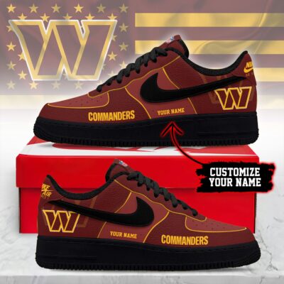 Washington Commanders | Premium NFL Custom AF1 Shoes