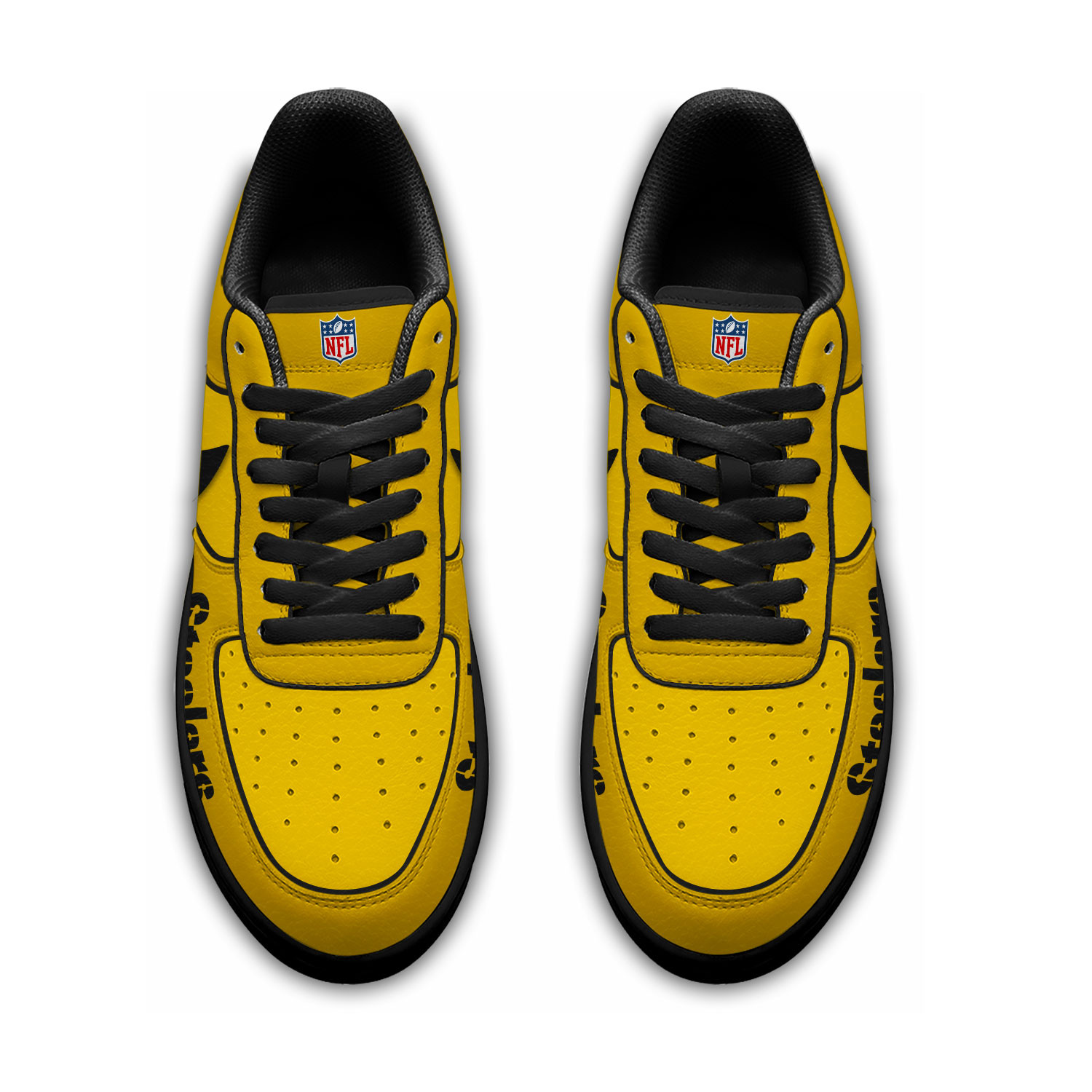 Pittsburgh Steelers | Premium NFL Custom AF1 Shoes - Image 3