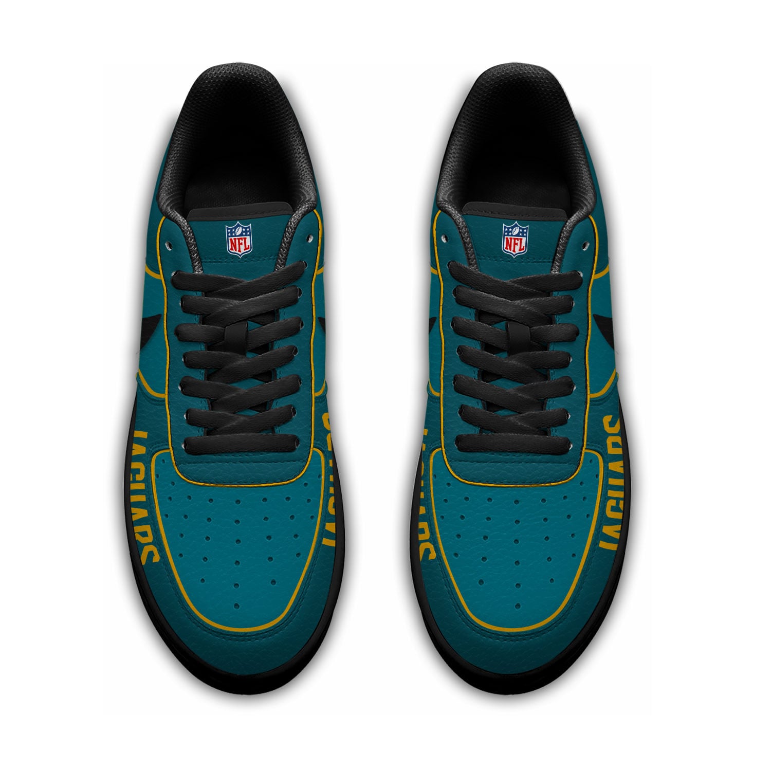Jacksonville Jaguars | Premium NFL Custom AF1 Shoes - Image 3