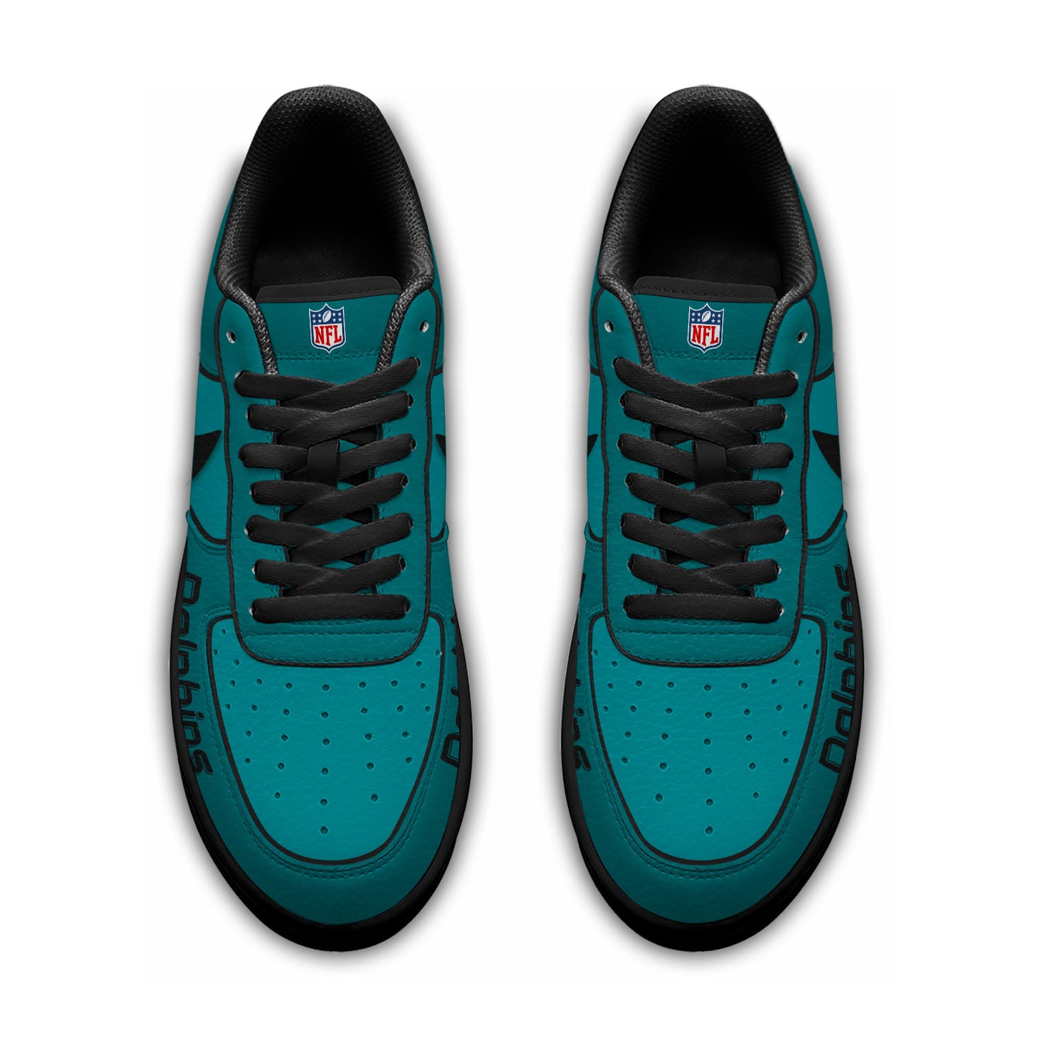 Miami Dolphins | Premium NFL Custom AF1 Shoes - Image 3