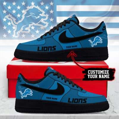 Detroit Lions | Premium NFL Custom AF1 Shoes