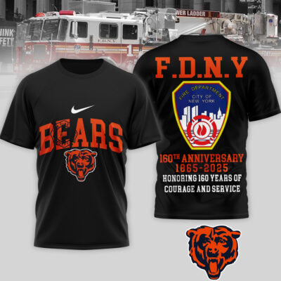 Chicago Bears | Premium NFL F.N.D.Y 160th Anniversary 3D Shirt