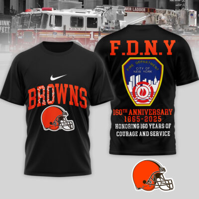 Cleveland Browns | Premium NFL F.N.D.Y 160th Anniversary 3D Shirt