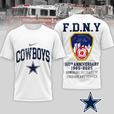 Dallas Cowboys | Premium NFL F.N.D.Y 160th Anniversary 3D Shirt