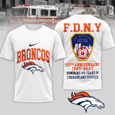 Denver Broncos | Premium NFL F.N.D.Y 160th Anniversary 3D Shirt