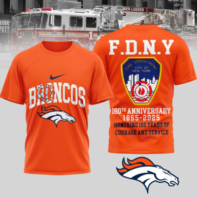Denver Broncos | Premium NFL F.N.D.Y 160th Anniversary 3D Shirt