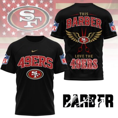 San Francisco 49ers | Premium NFL Barber Fan 3D Shirt