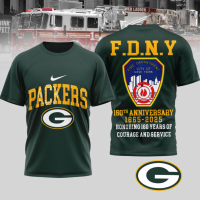 Green Bay Packers | Premium NFL F.N.D.Y 160th Anniversary 3D Shirt