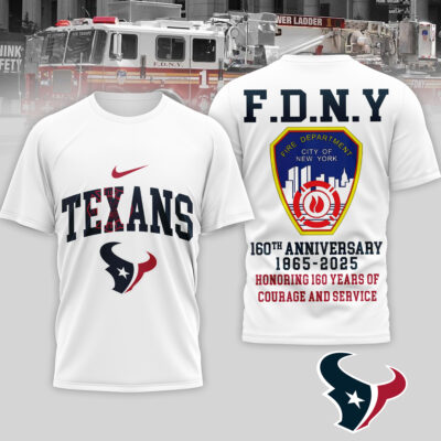 Houston Texans | Premium NFL F.N.D.Y 160th Anniversary 3D Shirt