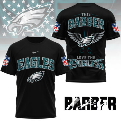 Philadelphia Eagles | Premium NFL Barber Fan 3D Shirt
