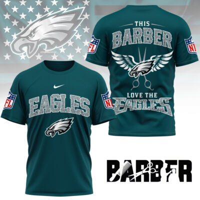 Philadelphia Eagles | Premium NFL Barber Fan 3D Shirt