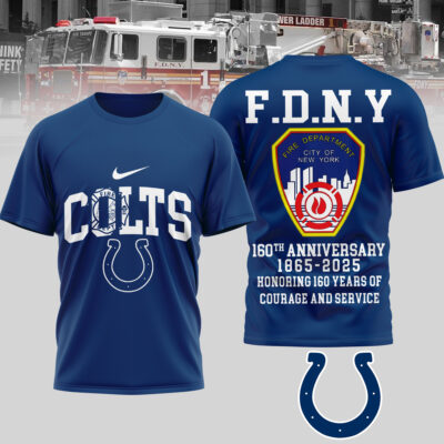 Indianapolis Colts | Premium NFL F.N.D.Y 160th Anniversary 3D Shirt