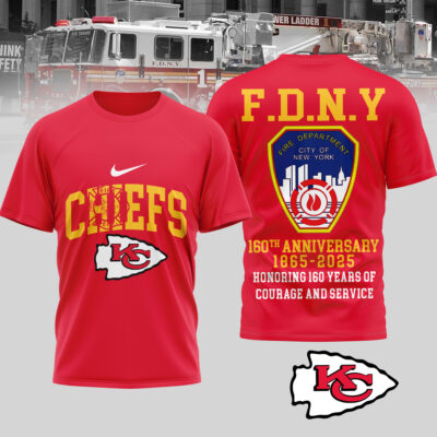 Kansas City Chiefs | Premium NFL F.N.D.Y 160th Anniversary 3D Shirt