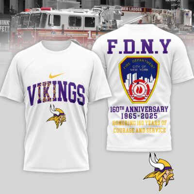 Minnesota Vikings | Premium NFL F.N.D.Y 160th Anniversary 3D Shirt