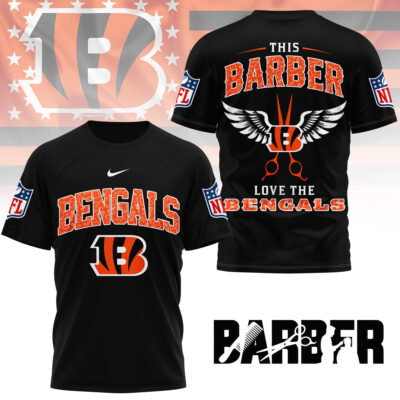 Cincinnati Bengals | Premium NFL Barber Fan 3D Shirt