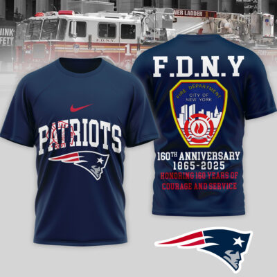 New England Patriots | Premium NFL F.N.D.Y 160th Anniversary 3D Shirt