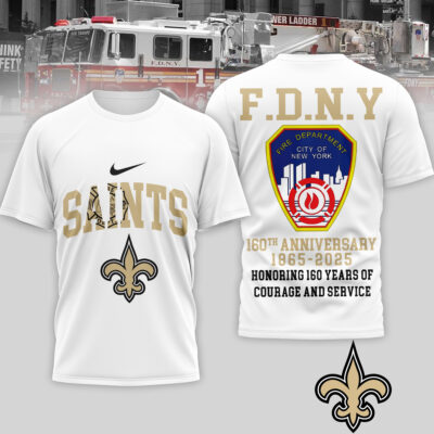 New Orleans Saints | Premium NFL F.N.D.Y 160th Anniversary 3D Shirt
