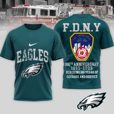 Philadelphia Eagles | Premium NFL F.N.D.Y 160th Anniversary 3D Shirt