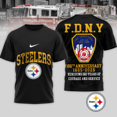 Pittsburgh Steelers | Premium NFL F.N.D.Y 160th Anniversary 3D Shirt
