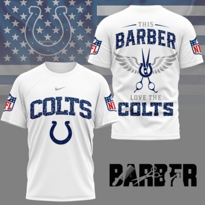 Indianapolis Colts | Premium NFL Barber Fan 3D Shirt