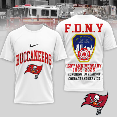 Tampa Bay Buccaneers | Premium NFL F.N.D.Y 160th Anniversary 3D Shirt