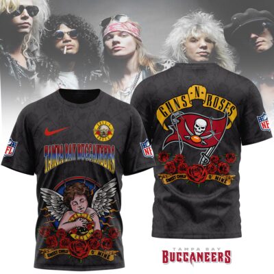 Tampa Bay Buccaneers | Premium NFL Guns N Roses 3D Shirt