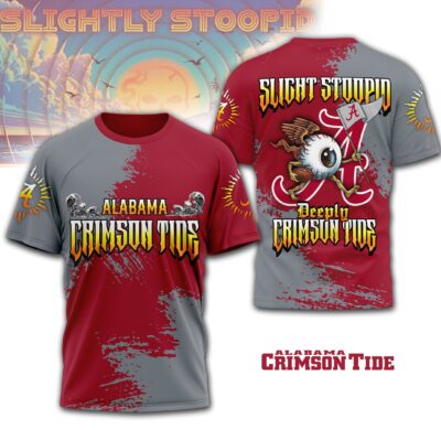 Alabama Crimson Tide | Premium NCAA Slightly Stoopid 3D T-shirt