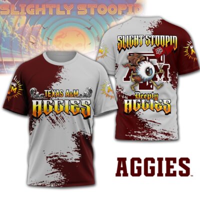 Texas A&M Aggies | Premium NCAA Slightly Stoopid 3D T-shirt - S