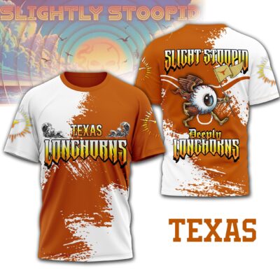 Texas Longhorns | Premium NCAA Slightly Stoopid 3D T-shirt