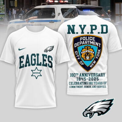 Philadelphia Eagles | Premium NFL N.Y.P.D 180th Anniversary 3D Shirt