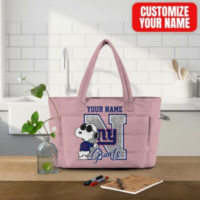 New York Giants | Premium NFL Snoopy Tote Bag