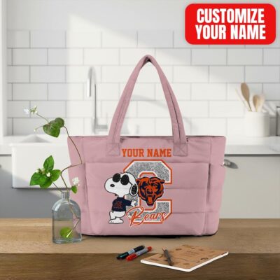 Chicago Bears | Premium NFL Snoopy Tote Bag