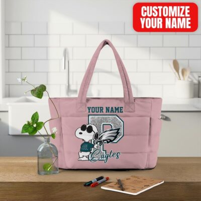Philadelphia Eagles | Premium NFL Snoopy Tote Bag