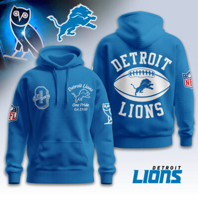 Detroit Lions | Premium NFL x OVO 3D Waffle Hoodie