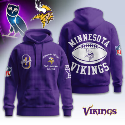 Minnesota Vikings | Premium NFL x OVO 3D Waffle Hoodie